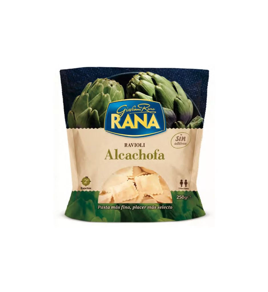 Ravioli Artichoke Green Blue Elegant