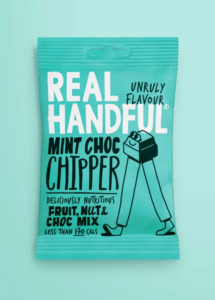 Real Handful Fruit Nut Choc Mix Mint Choc Chipper