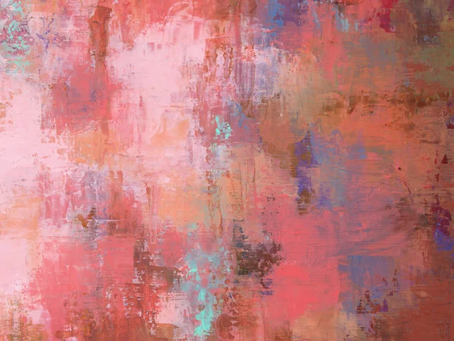 Red Blue Impasto Oil Painting Texture Dynamic neutral Brushstrokes