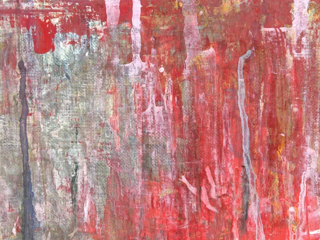 Red Dripping Texture Mixed Colors Abstract Background