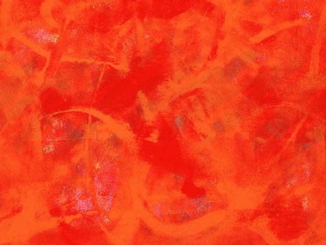 Red Impasto Oil Painting Texture Dynamic Brushstrokes