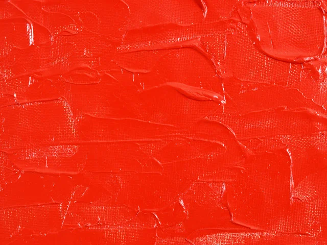 Red Impasto Oil Painting Texture Thick Brushstrokes