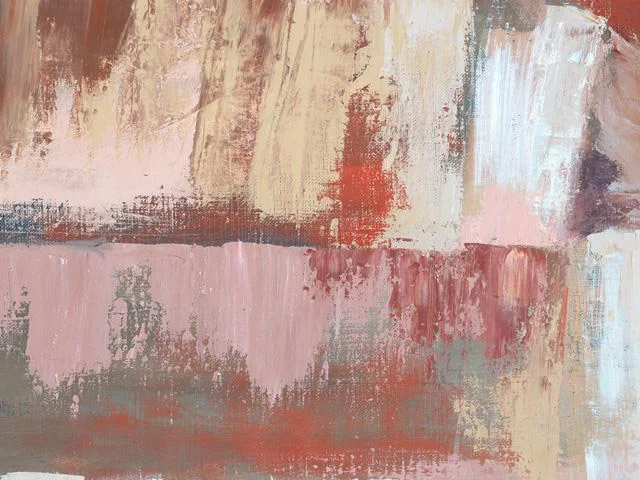 Red Impasto Oil Painting Texture Dynamic gray Brushstrokes