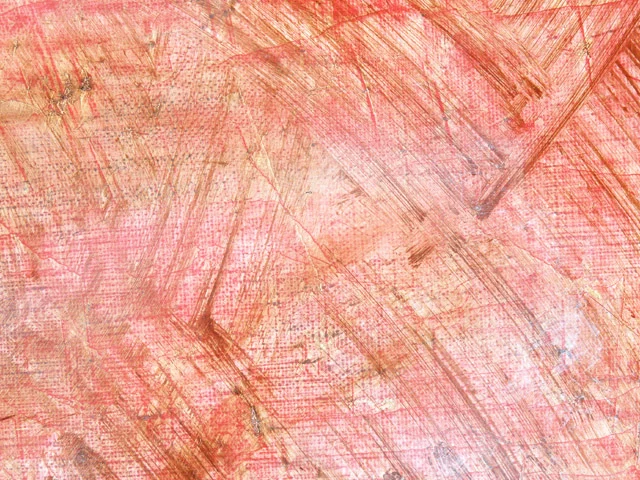 Red Impasto Oil Painting Texture Rough neutral Brushstrokes
