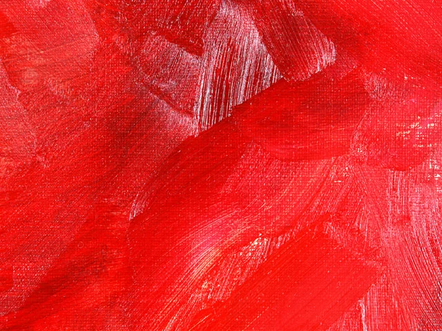 Red Impasto Oil Painting Texture Dynamic Brushstrokes