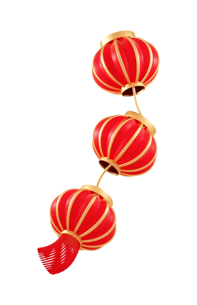 Red Lanterns Traditional Decorations Chinese Culture