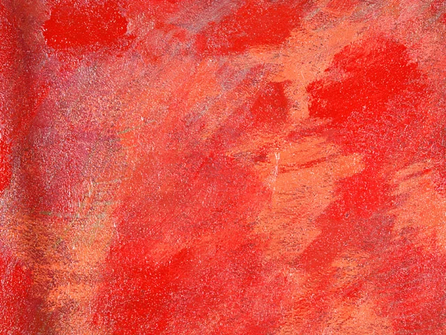 Red Oil Painting Texture Impasto Brushstrokes Dynamic Mood