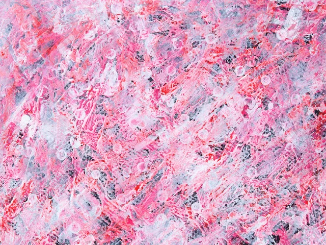 Red White Black Impasto Oil Painting Texture Dynamic Brushstrokes