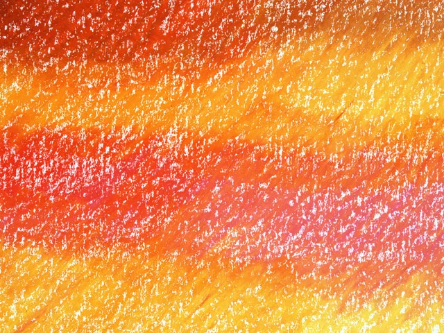 Red Yellow Impasto Oil Painting Texture Dynamic golden Brushstrokes