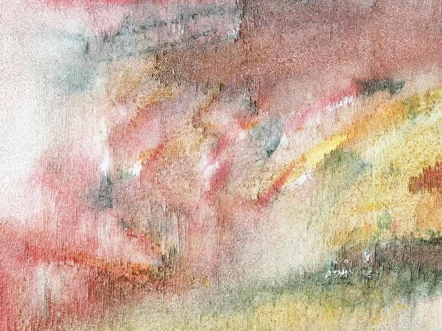 Red Yellow Soft Blending Muted Tones