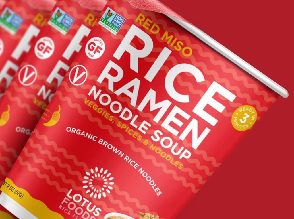 Rice Ramen Noodle Soup Lotus Foods Red Miso Organic Brown Rice Noodles