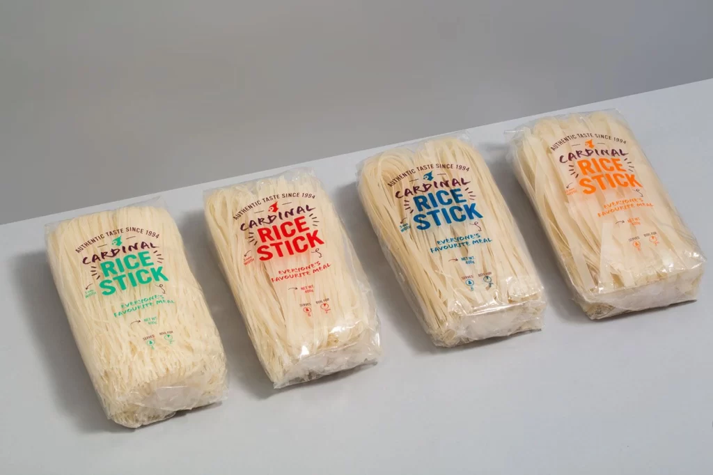 Rice Stick Cardinal Packaging Multicolored Modern