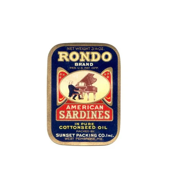 Rondo Brand Sardines Cottonseed Oil
