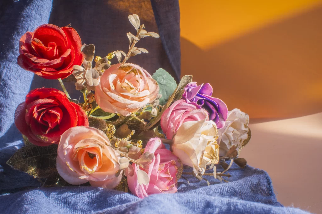 Rose Red Pink White Purple warm Yellow