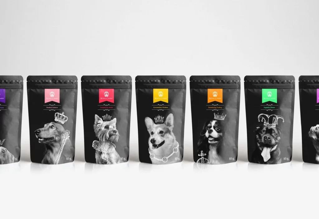 Royal Canin Dog Food Treats Crown Illustration