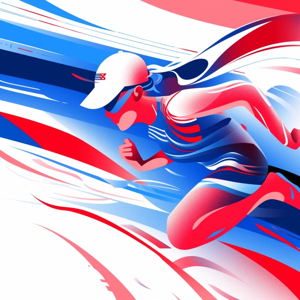 Runner Motion Speed Sport Energy