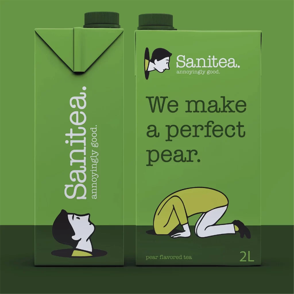 Sanitea Packaging Pear Flavored Tea