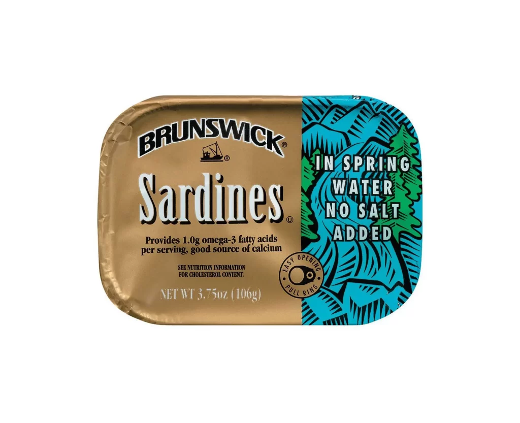 Sardines Brunswick Spring Water No Salt Added