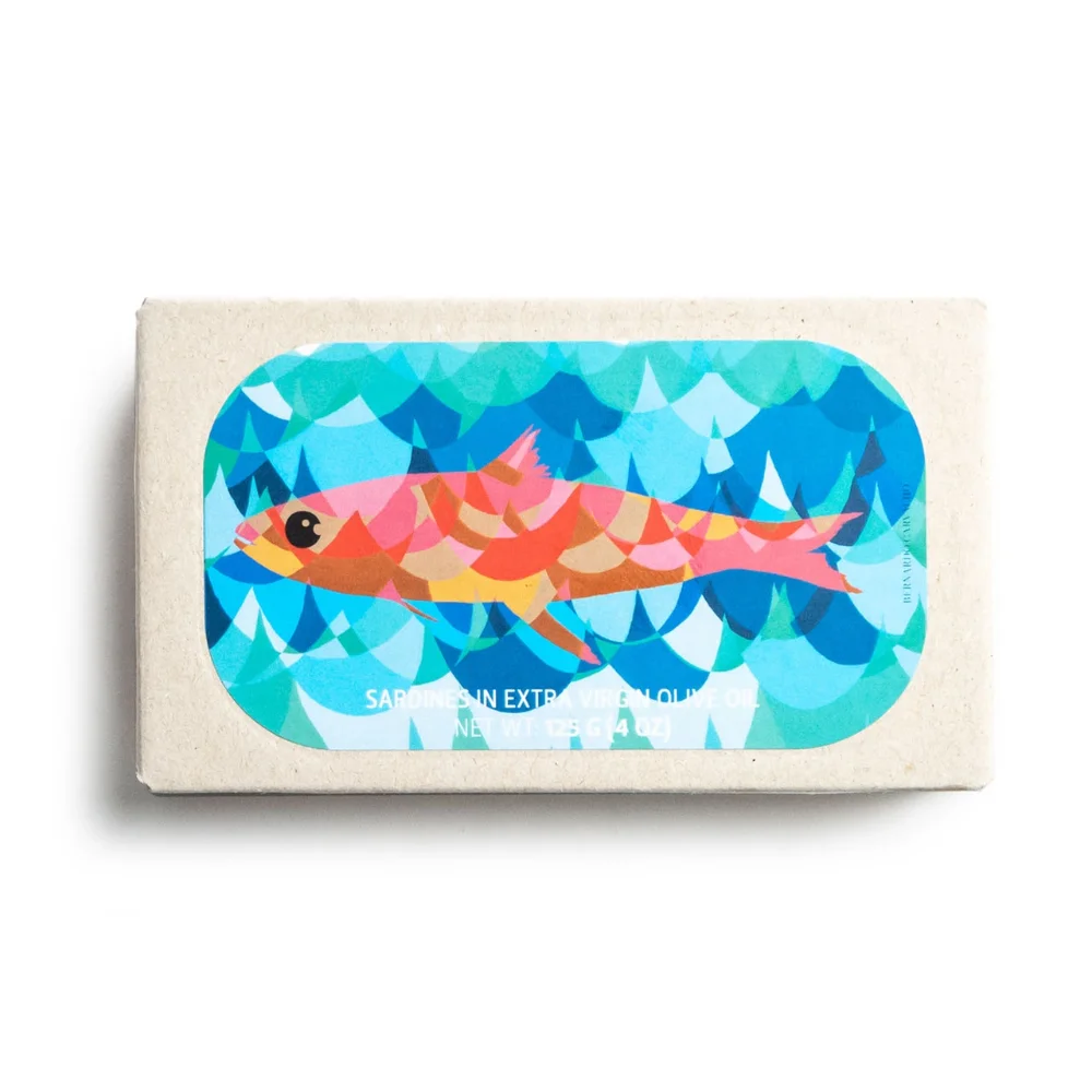 Sardines Olive Oil Artistic Colorful Fish