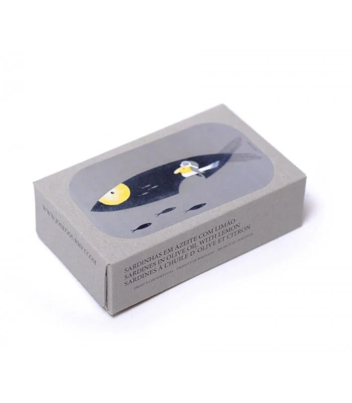 Sardines Olive Oil Lemon Illustration