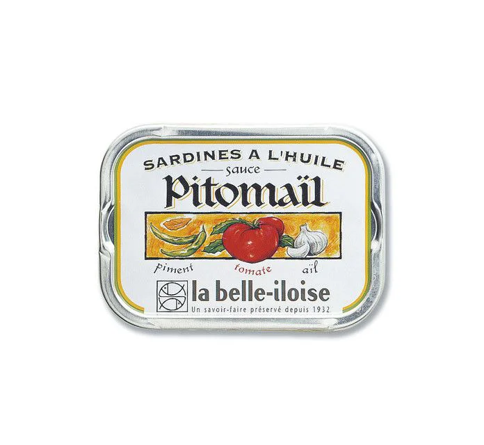 Sardines Pitomail Tomato Garlic