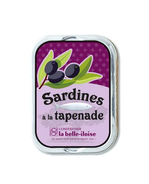 Sardines Tapenade Purple Illustration