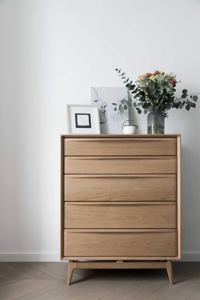 Scandinavian Style Bedroom Light Wood Neutral Color Palette Simple Elegance