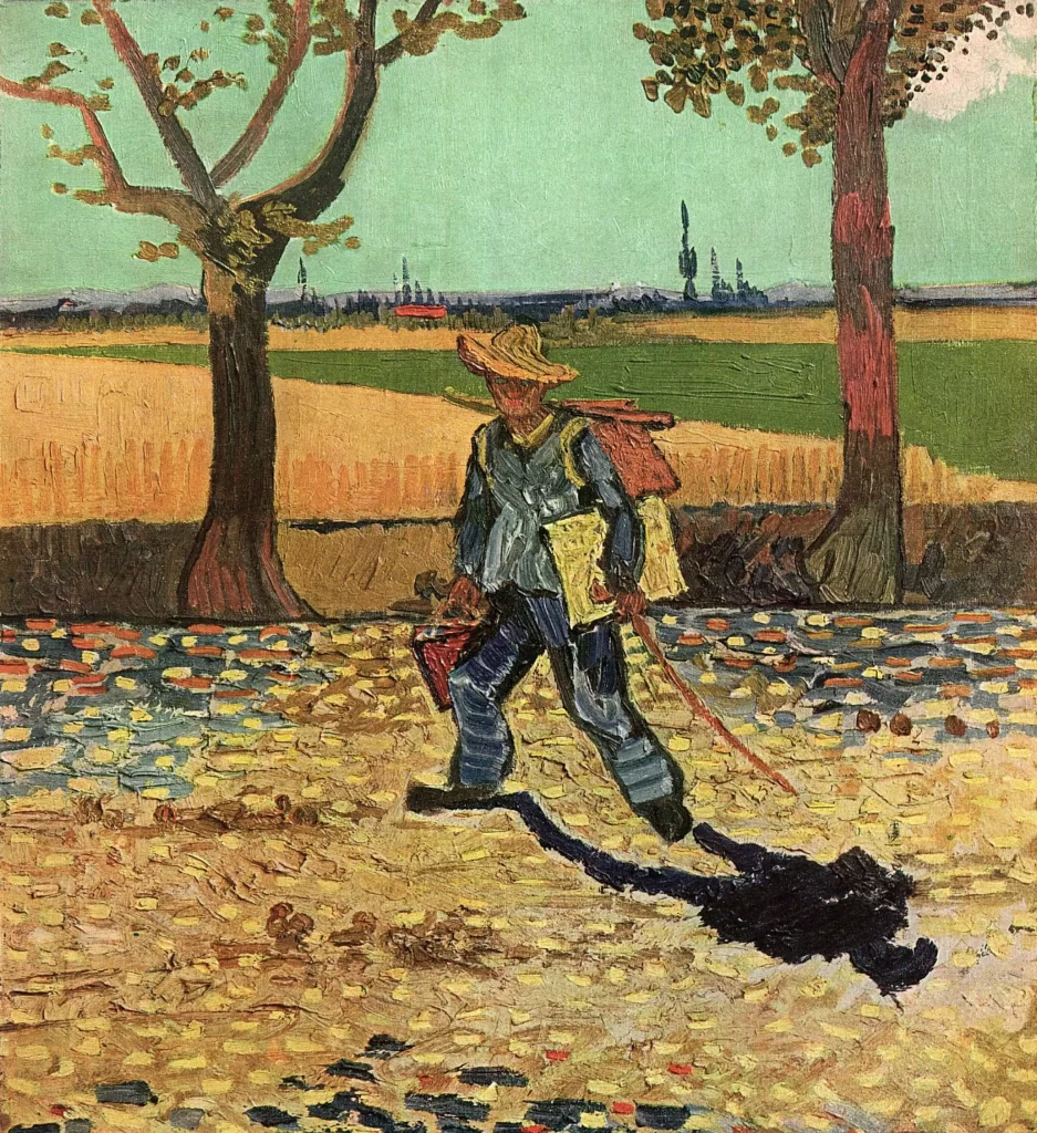 Self Portrait on the Road to Tarascon Van Gogh