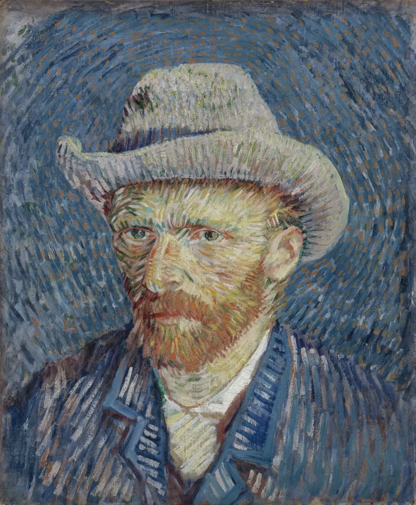 Self Portrait with Felt Hat Van Gogh