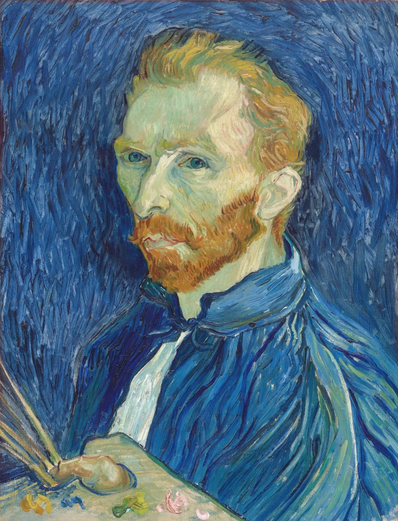 Self Portrait with Pallette Van Gogh