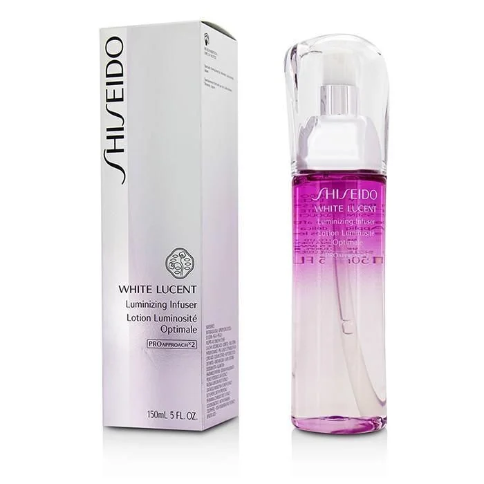 Shiseido Skincare Lotion Pink Gradient Minimalist Design