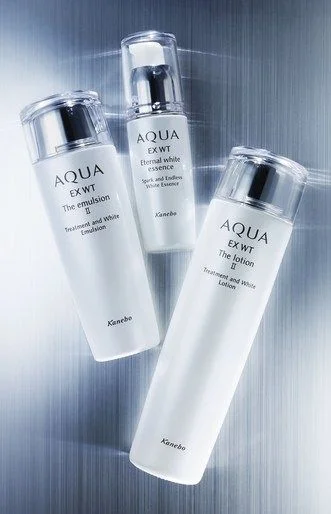 Skincare Bottle White Silver Minimalist Design
