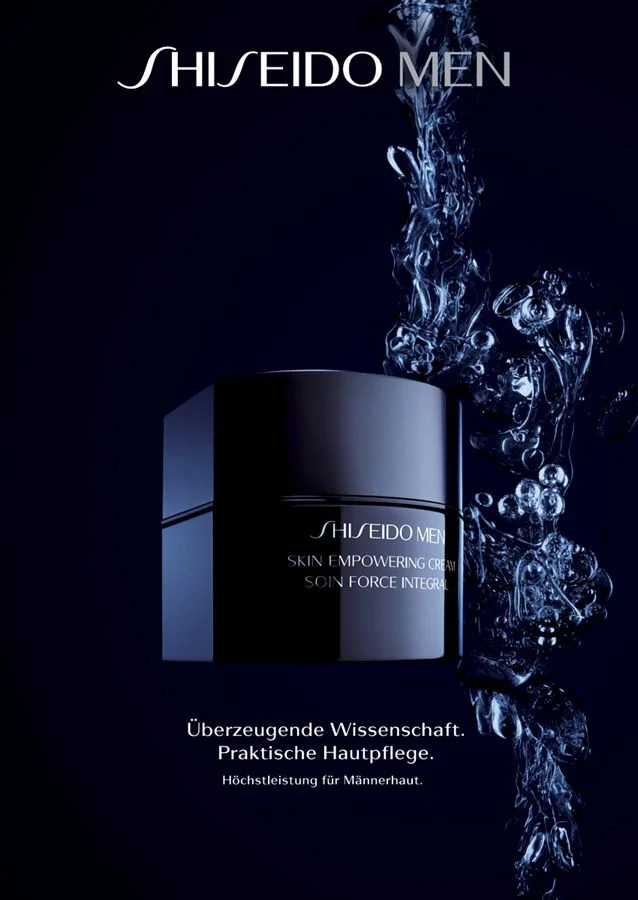 Skincare Cream Black Blue Modern Packaging Design