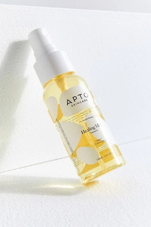 Skincare Serum Bottle White Yellow Modern Clean Design