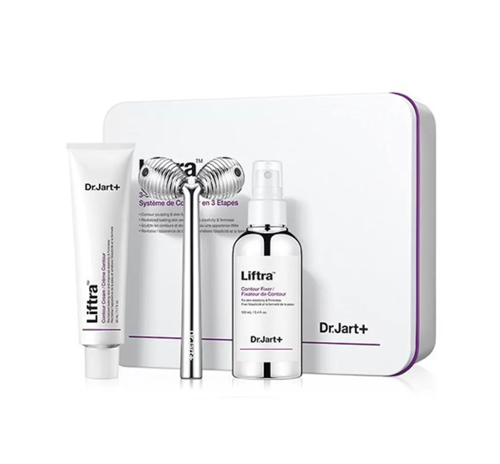 Skincare Set White Purple Modern Minimalist Design