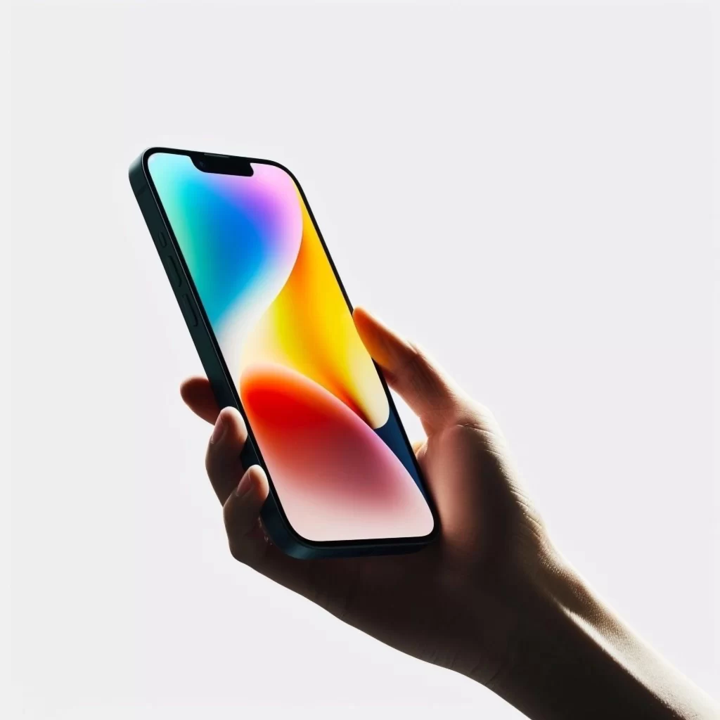 Smartphone Colorful Screen Handheld Display Interface