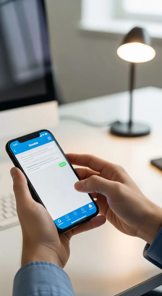 Smartphone Messaging Interface