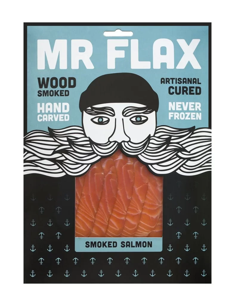 Smoked Salmon Artisanal Hand Carved Wood