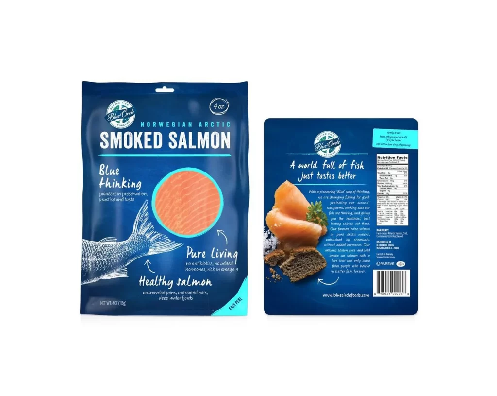Smoked Salmon Blue Circle Foods Healthy Omega-3 Norwegian Arctic
