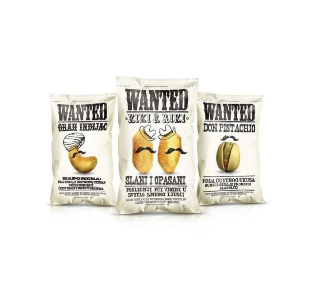 Snack Vintage White Illustration Whimsical