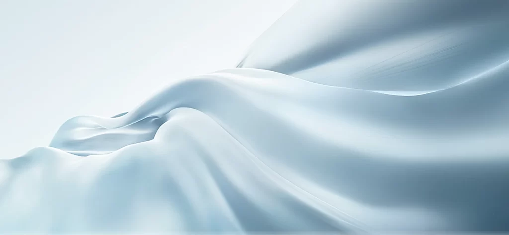 Soft Blue Fabric Waves