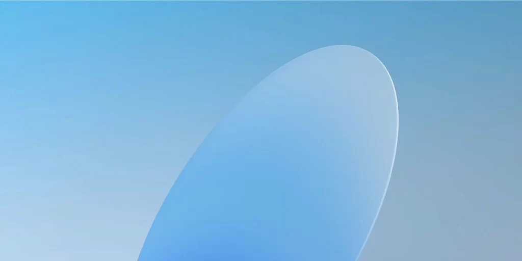 Soft Blue Gradient Circle Abstract