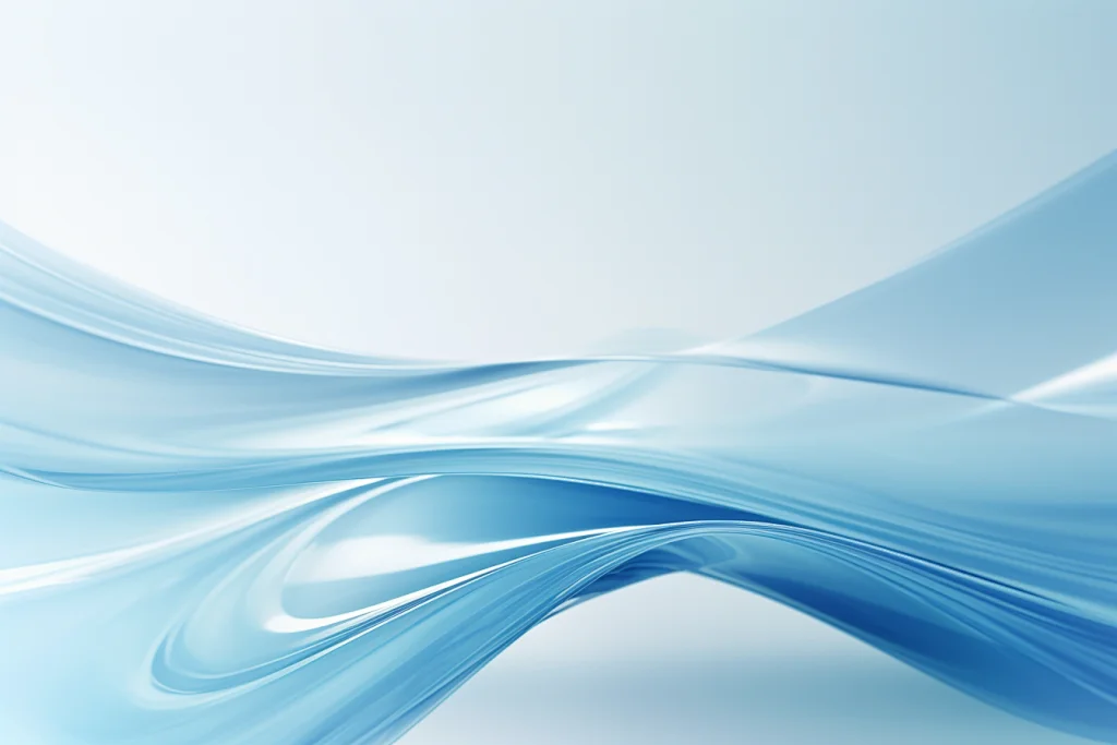 Soft Blue Gradient Wave Patterns