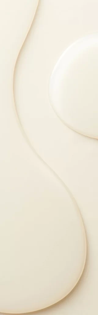 Soft Cream Curved Shapes Abstract