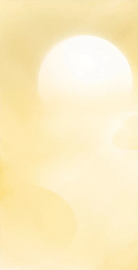 Soft Yellow Gradient with Light Bokeh