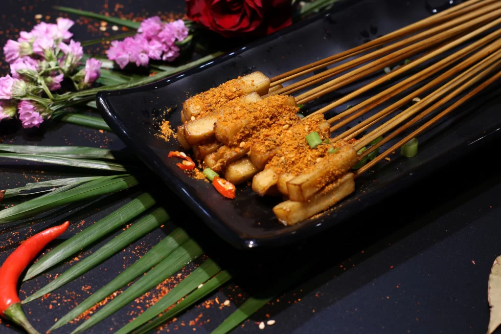 Spicy Grilled Pork Skewers with Cumin and Chili