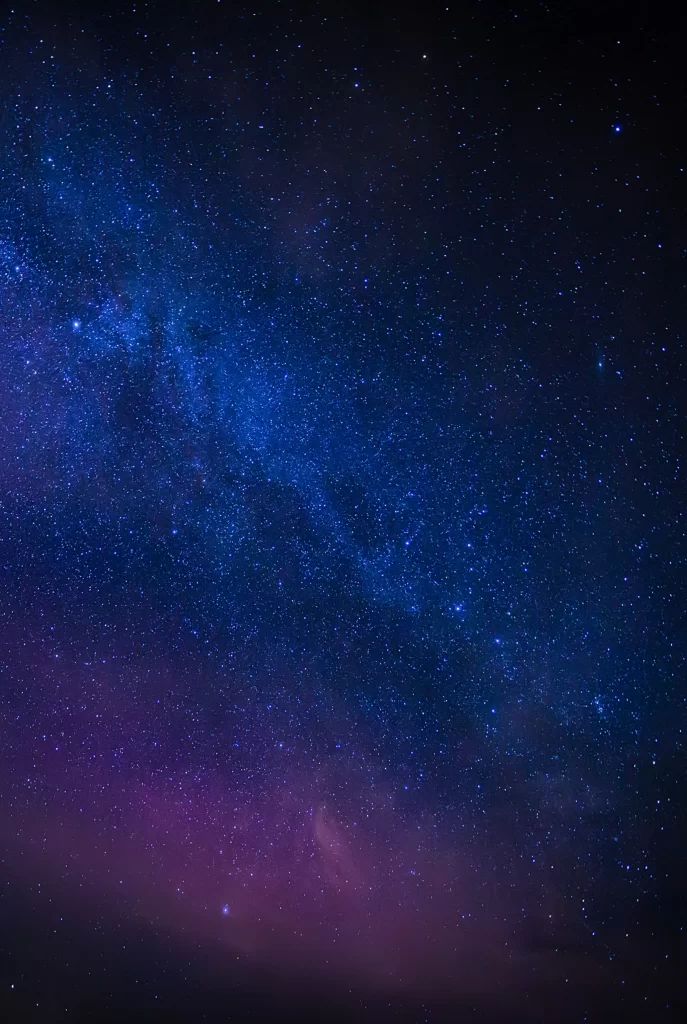 Starry Night Sky Milky Way Cosmic Nebula