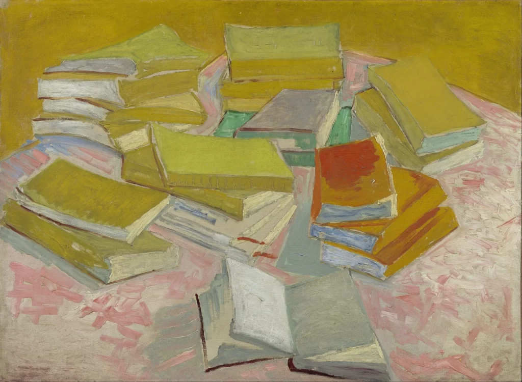 Still Life French Novels Van Gogh