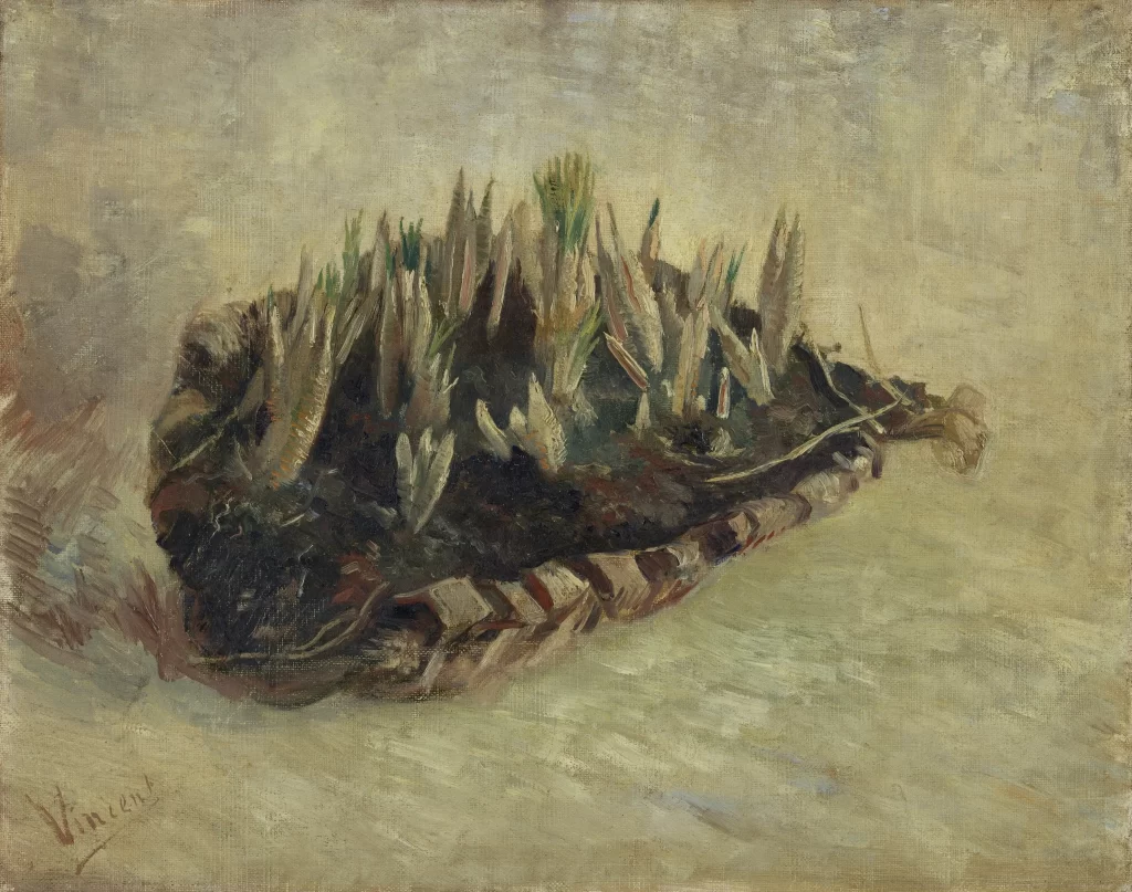 Still Life with a Basket of Crocuses Van Gogh