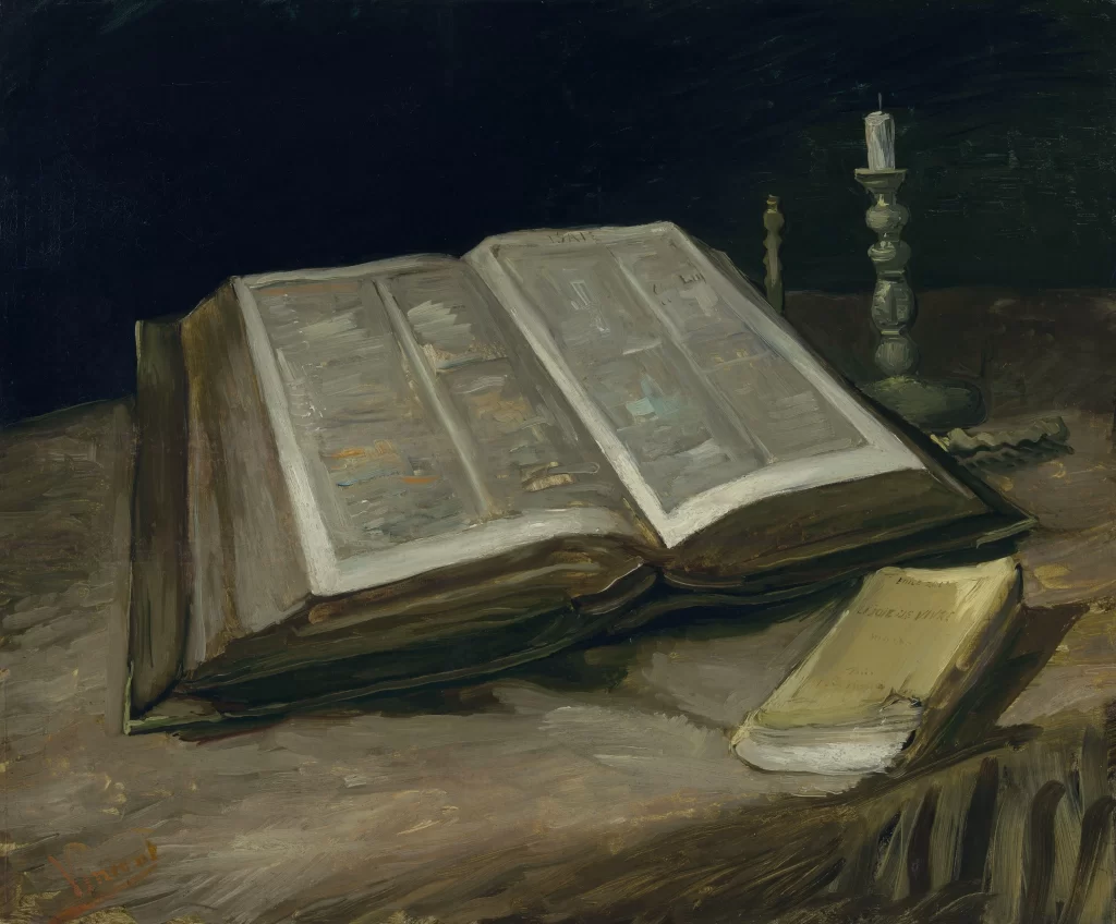 Still Life with Bible Van Gogh